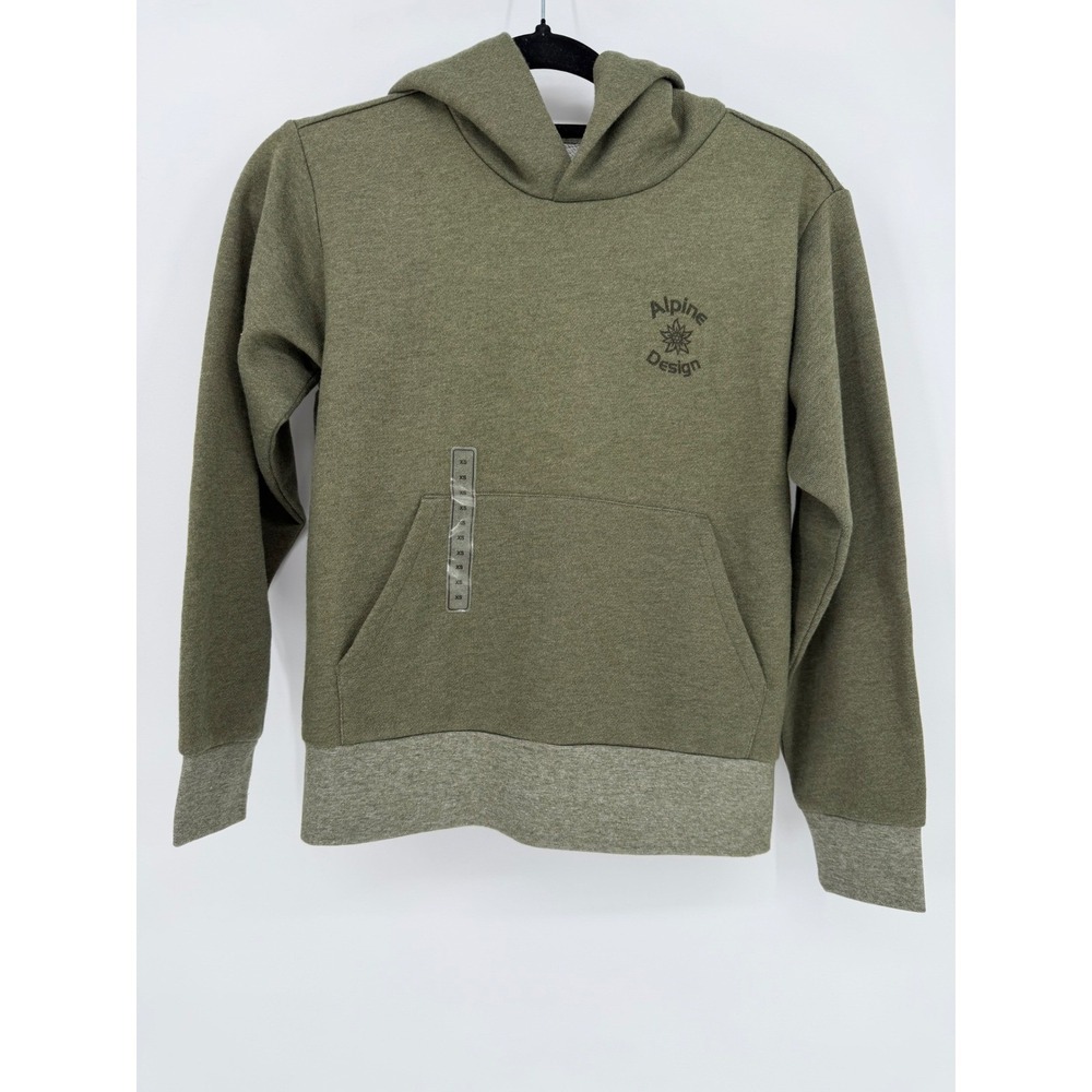 Alpine Design Womens XS Olive Haze Heather W AD Hike Hoodie‎ Pullover